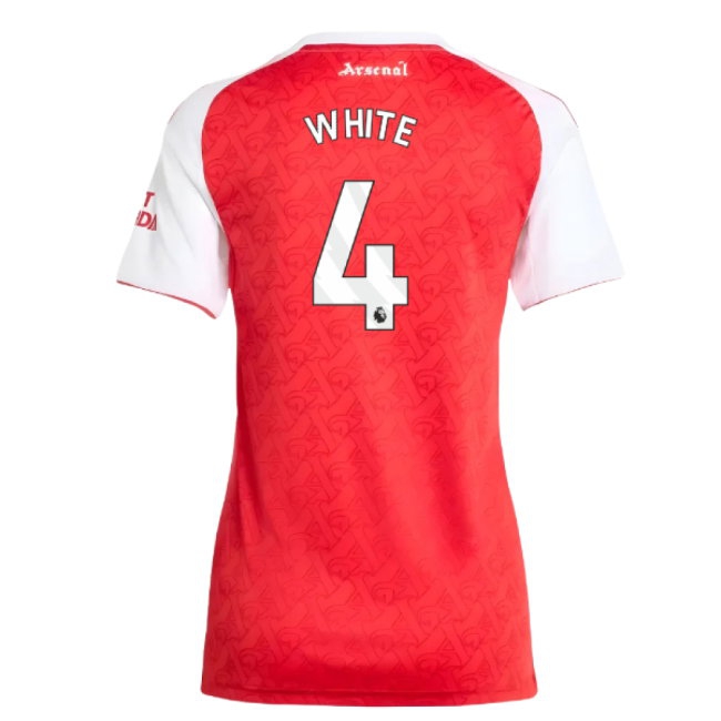 Kids' Arsenal 2025/26 White Home Jersey