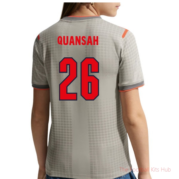 Kids' England 2026/27 Grey Jersey