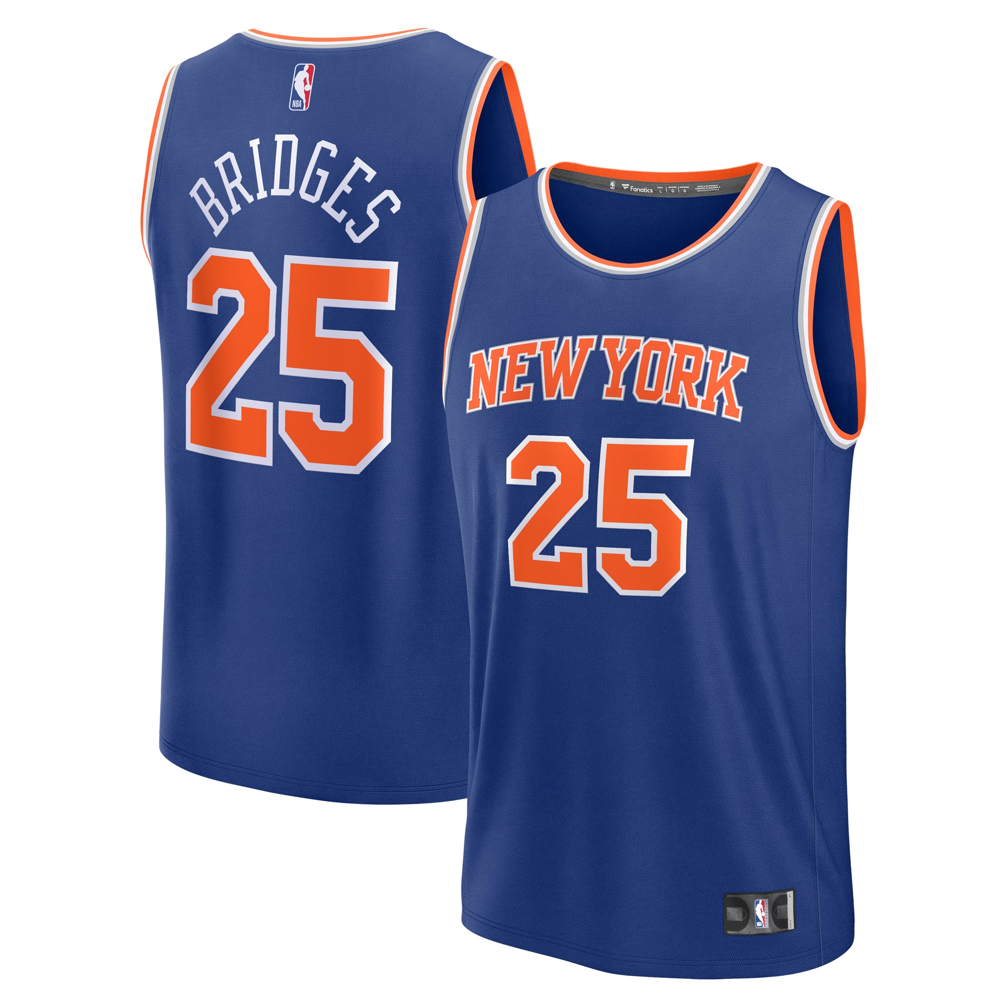 Women's New York Knicks Blue Icon Player Jersey