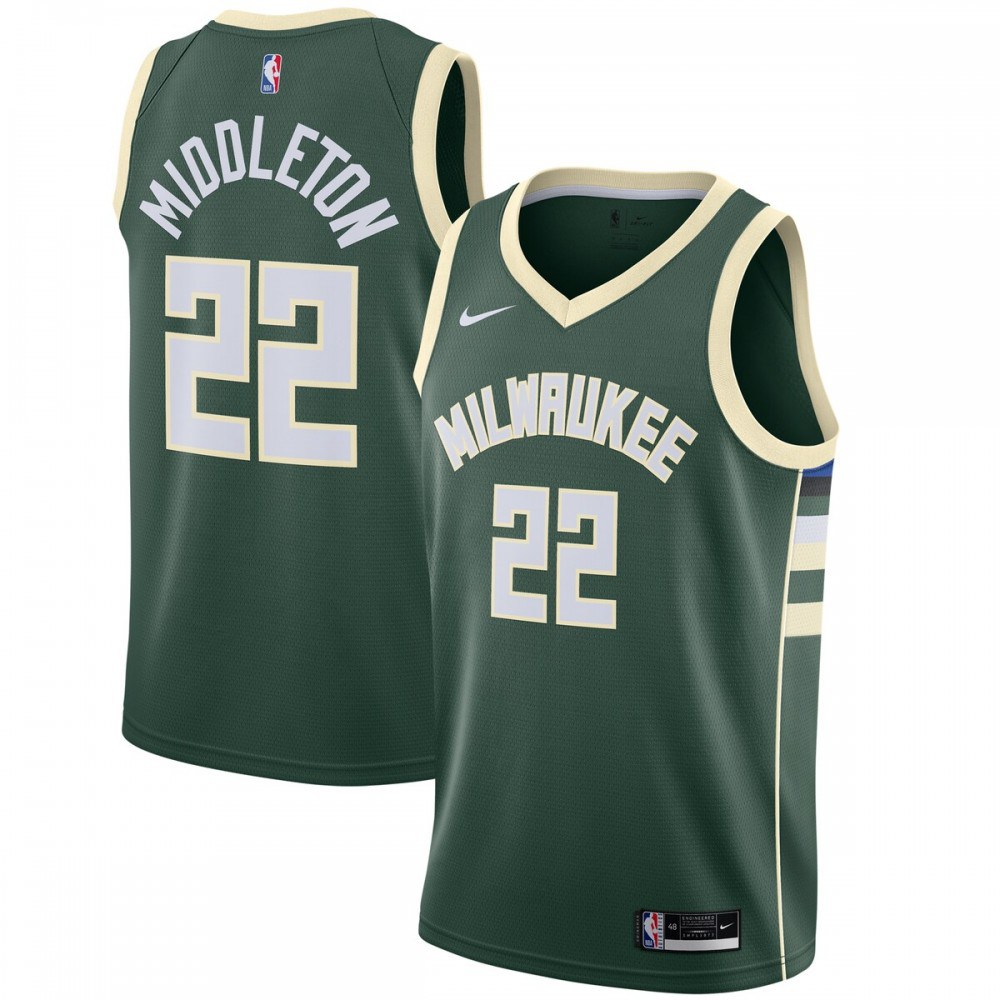 Men's Milwaukee Bucks 2020/21 Hunter Icon Swingman Jersey