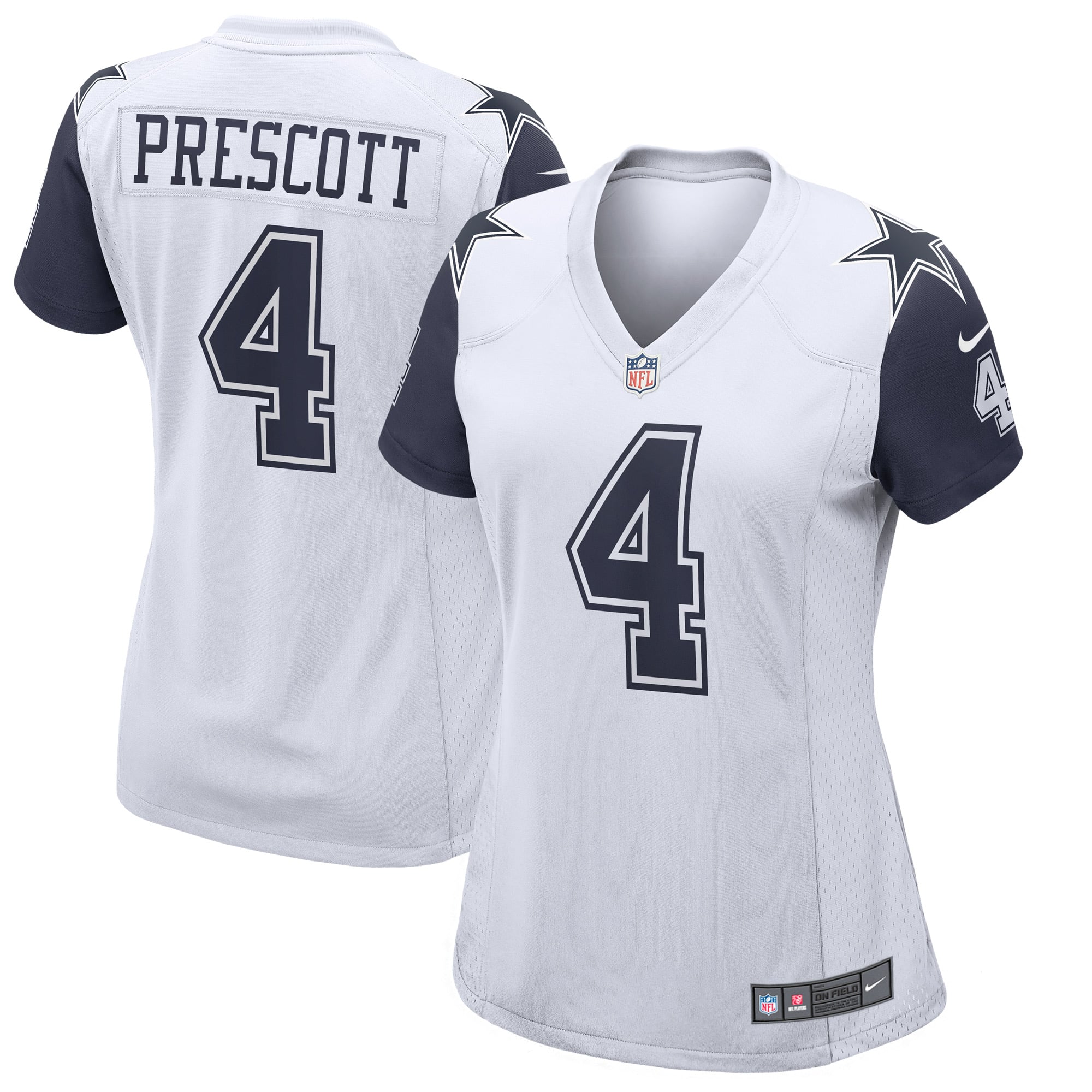 Kids' Dallas Cowboys White Game Jersey