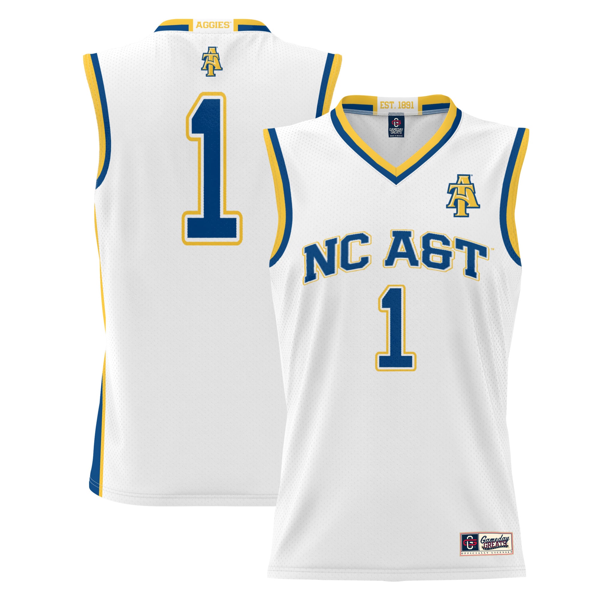 Women's Carolina A&T Aggies White Jersey