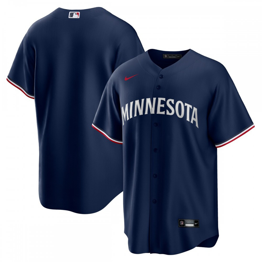 Men's Minnesota Twins Navy Replica Jersey