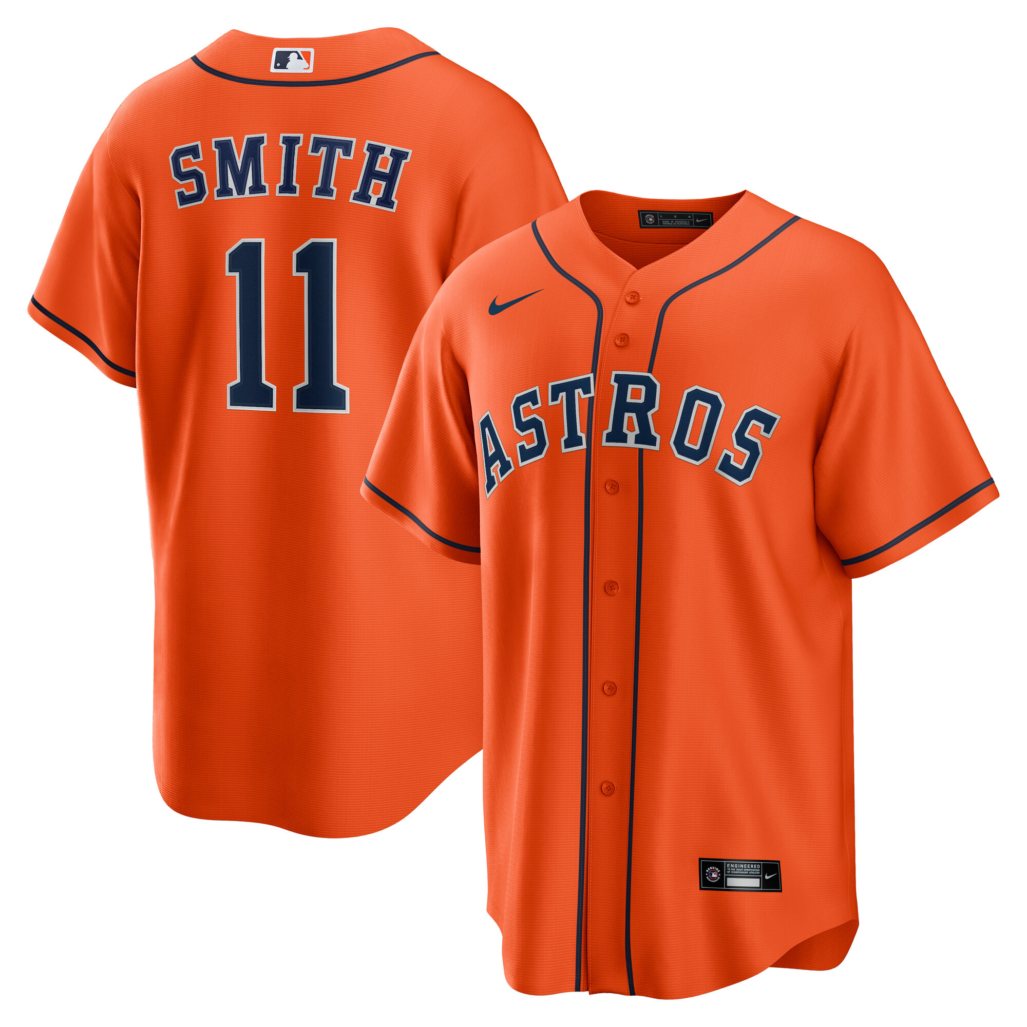 Kids' Houston Astros Orange Replica Jersey