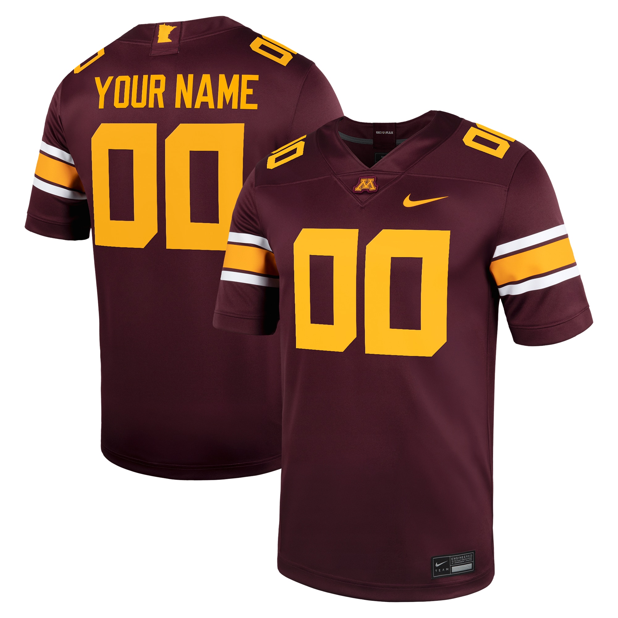 Men's Minnesota Golden Gophers Maroon Game Jersey
