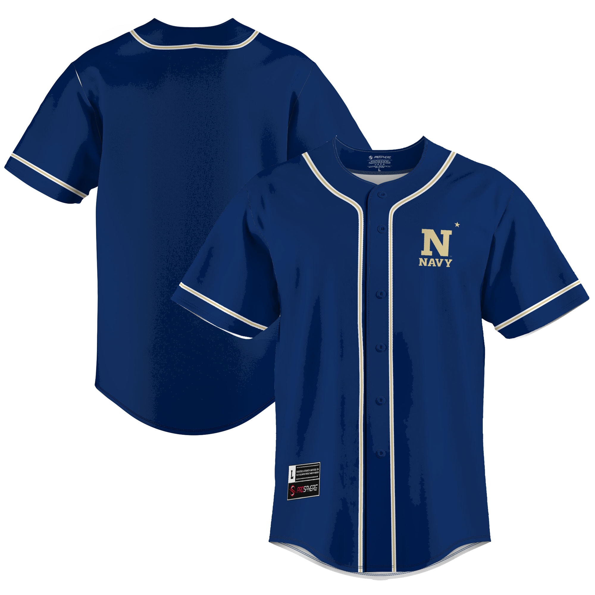 Men's Navy Midshipmen Blue Jersey