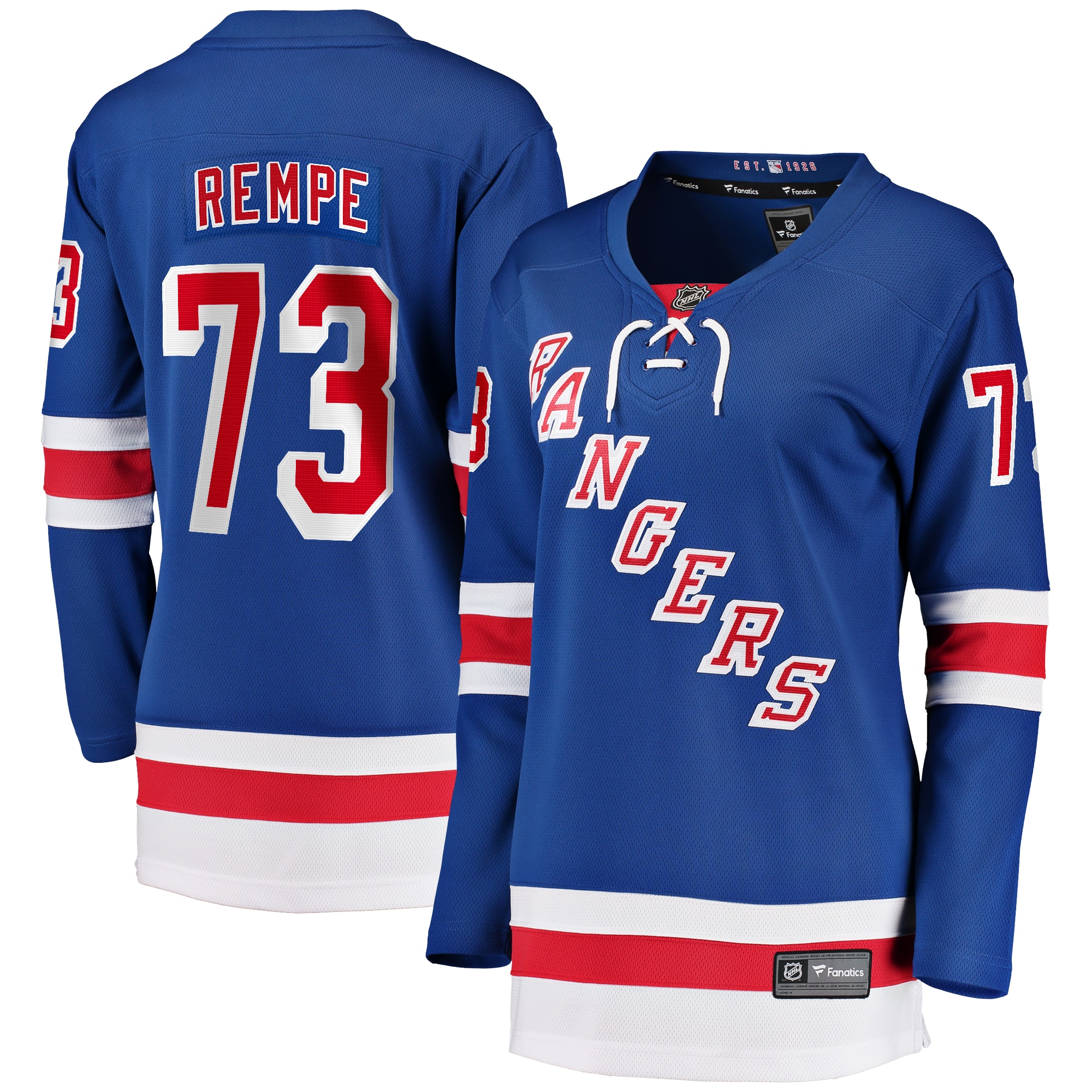 Kids' New York Rangers Blue Home Jersey