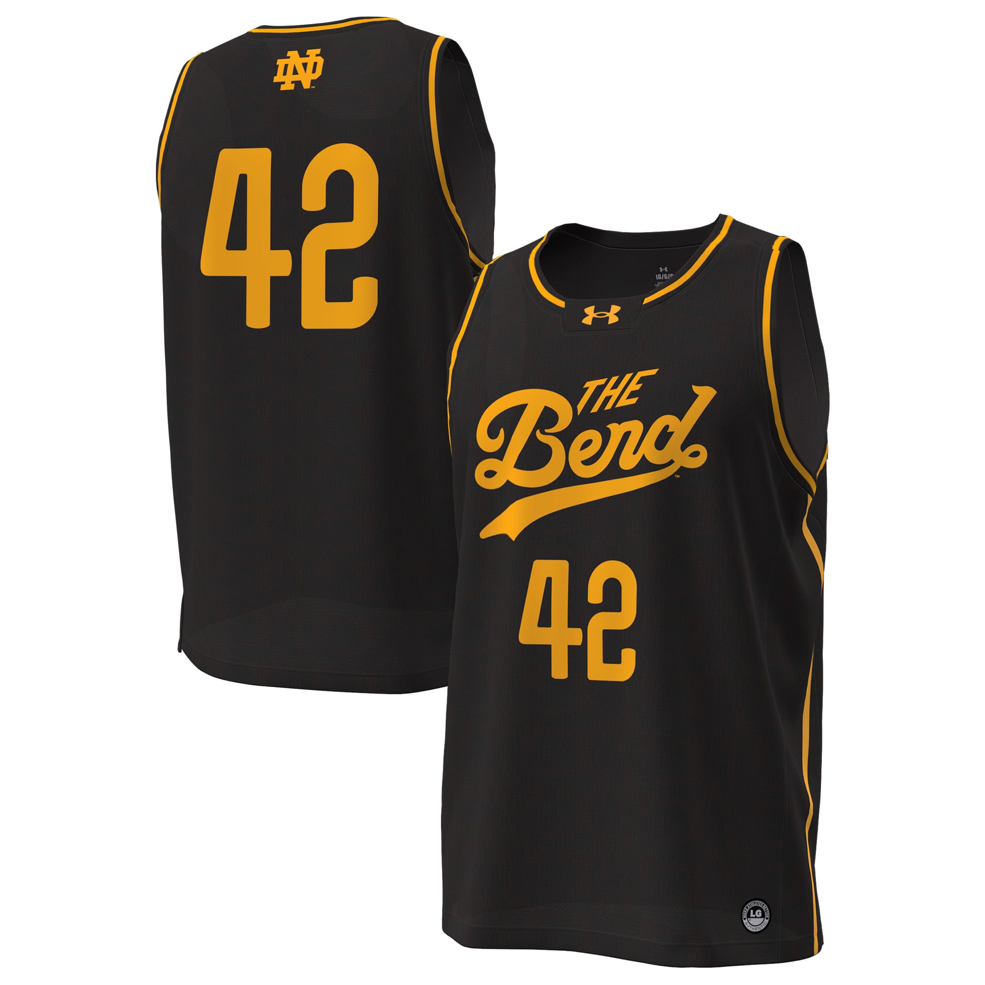 Men's Notre Dame Fighting Irish Black Replica Jersey