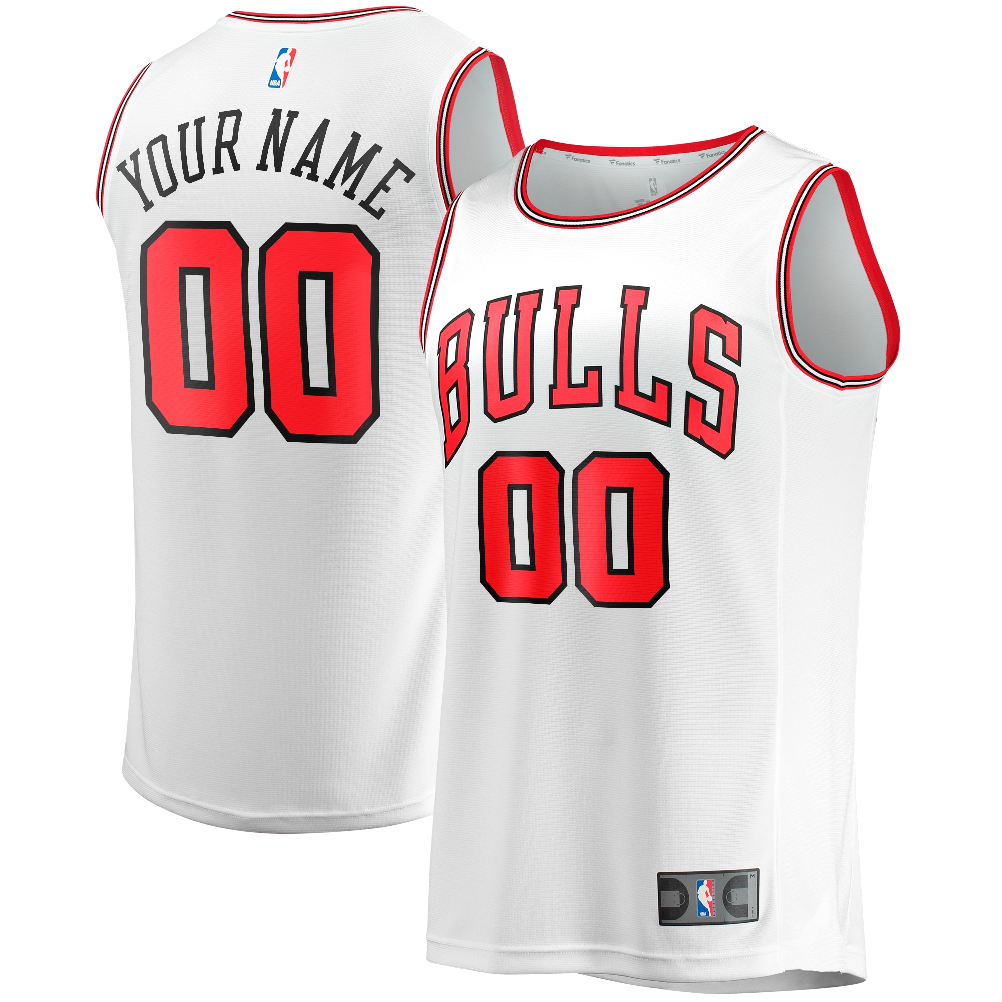 Kids' Chicago Bulls White Replica Jersey