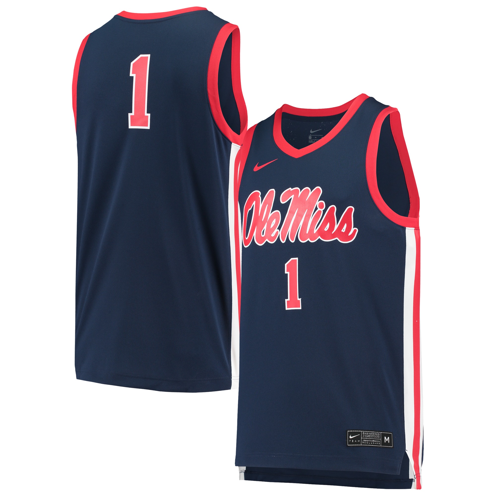 Women's Ole Miss Rebels Navy Replica Jersey