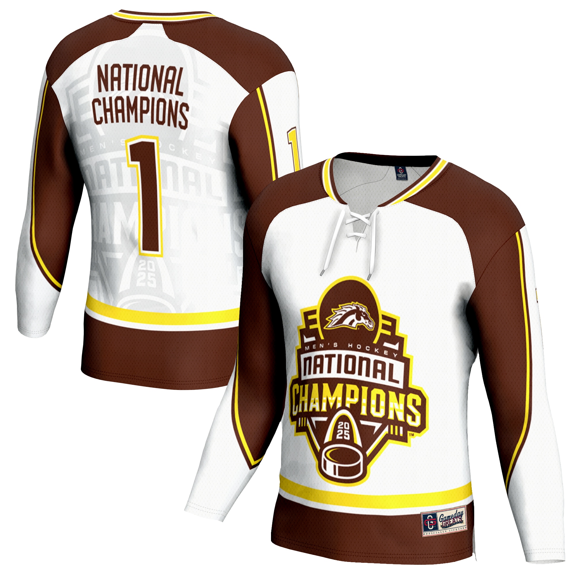 Men's Western Michigan Broncos 2025 White Fashion Jersey