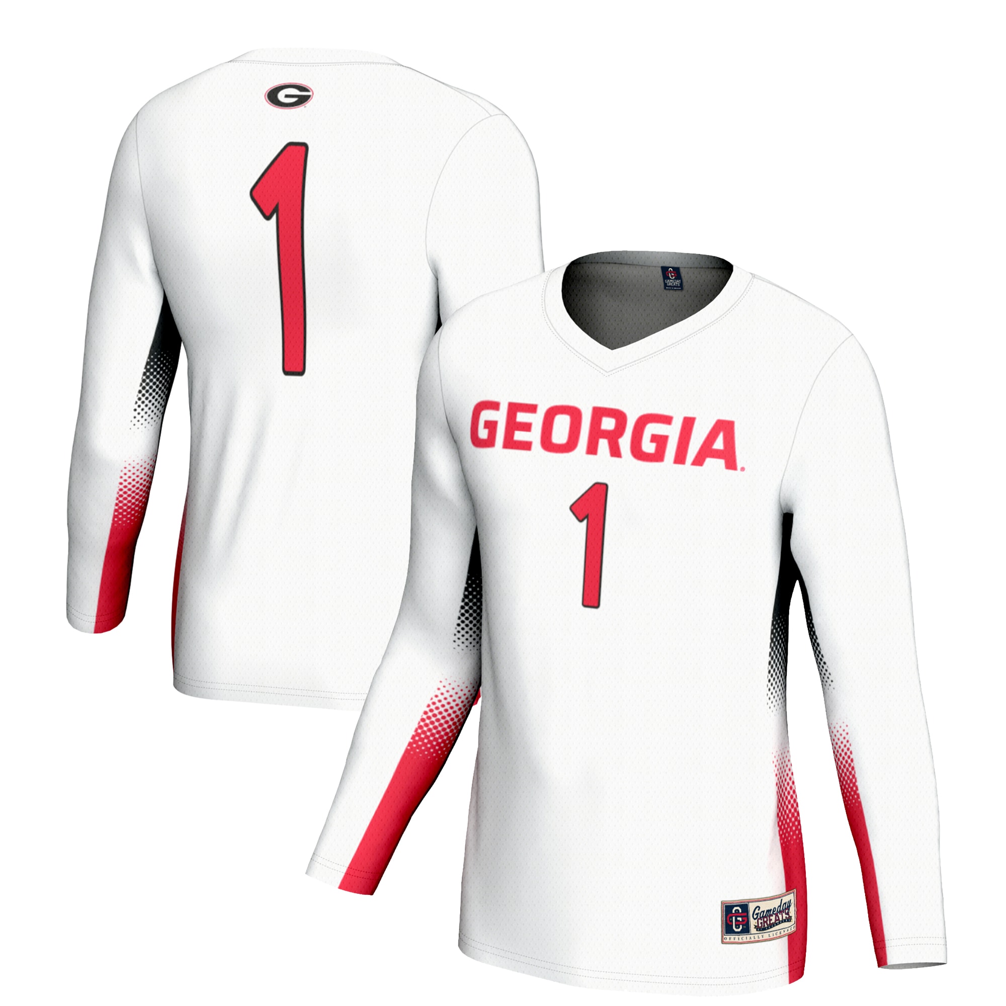 Men's Georgia Bulldogs White Jersey
