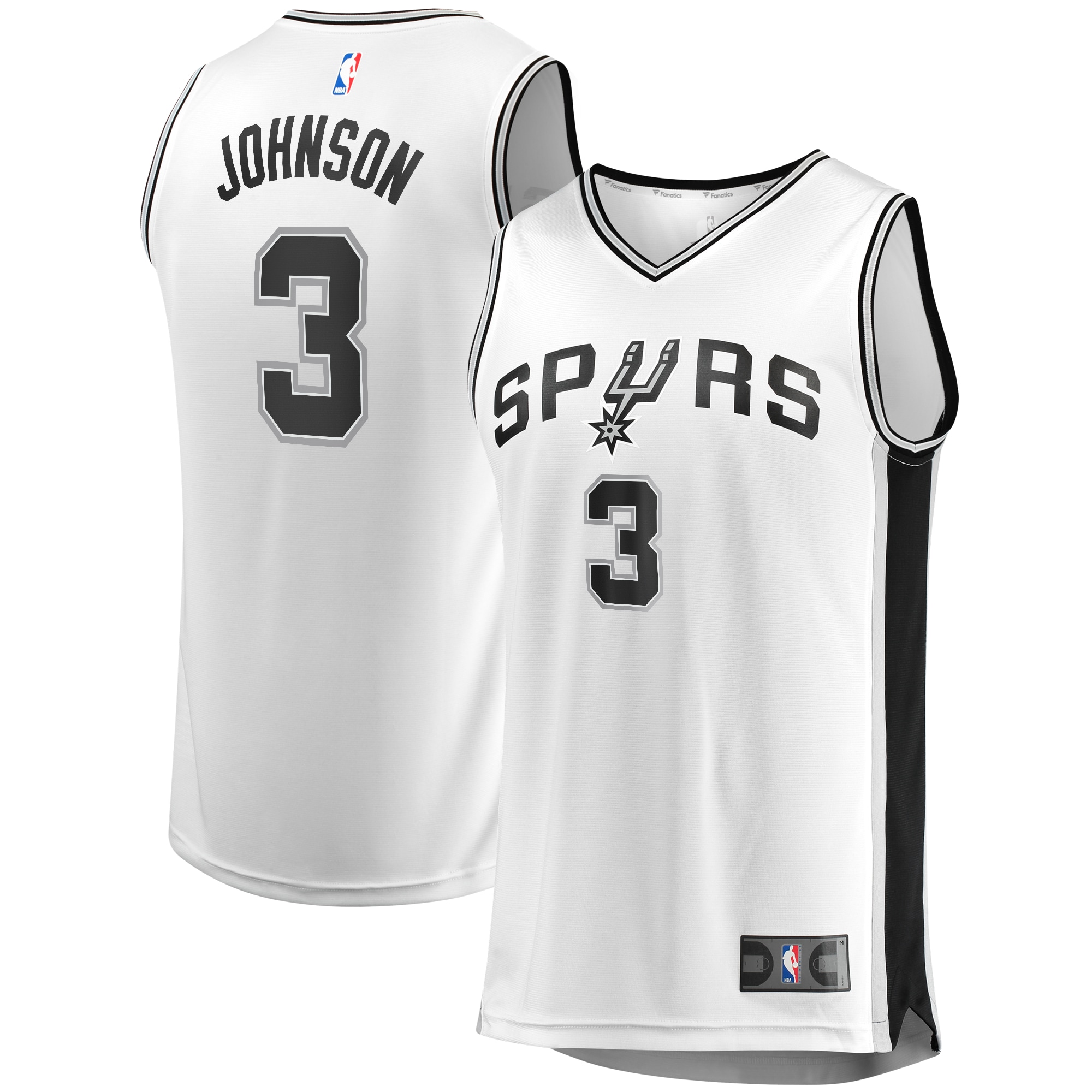 Kids' San Antonio Spurs White Jersey