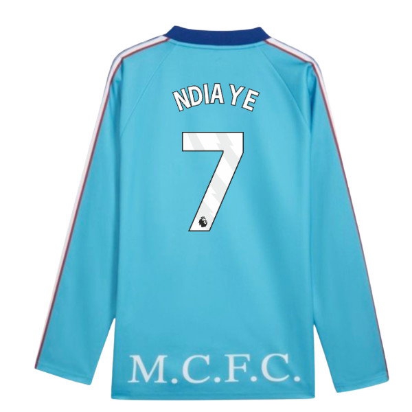 Kids' Man City 2026/27 Blue City Long Sleeve Jersey