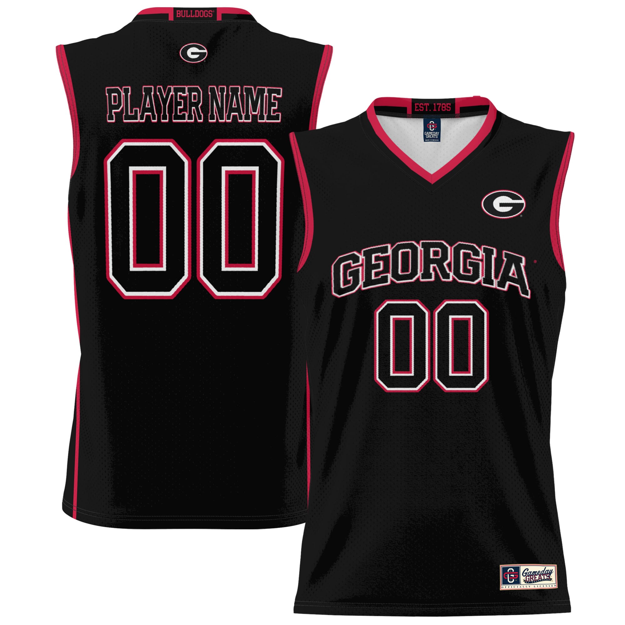 Kids' Georgia Bulldogs Black Player Jersey