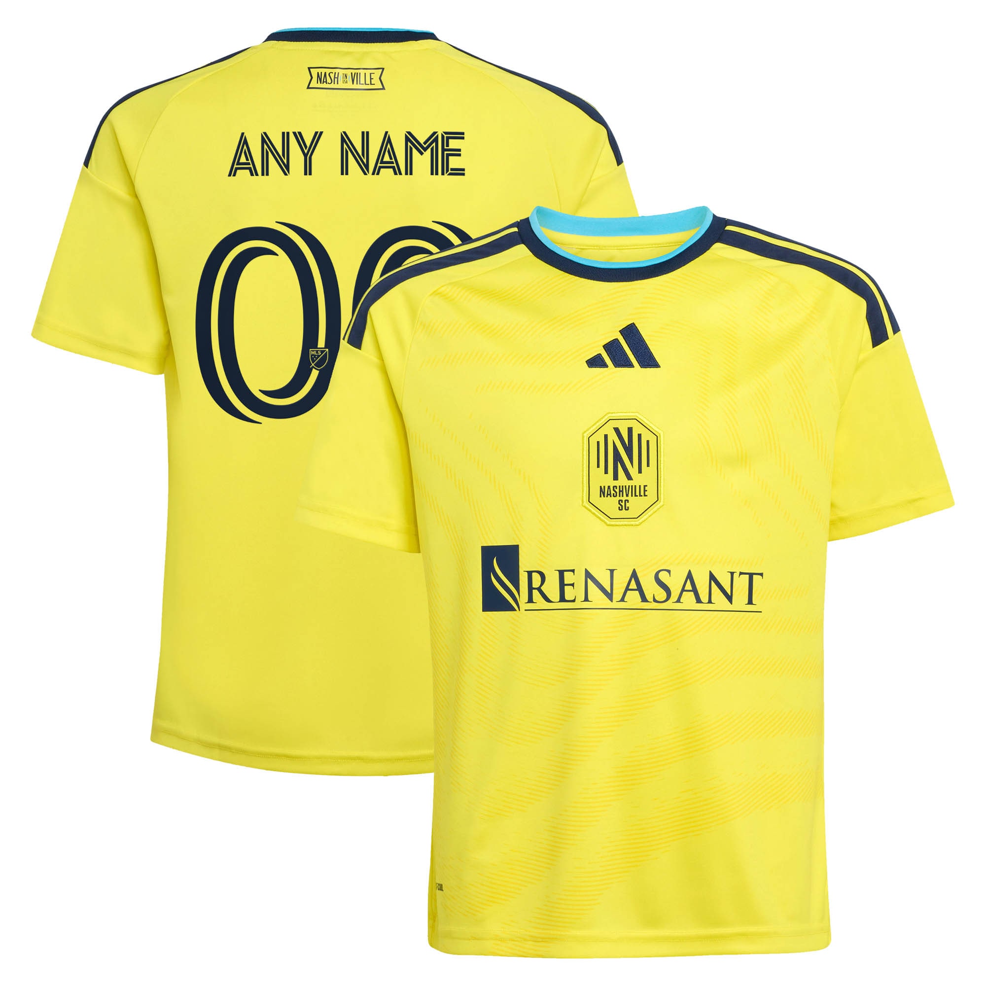 Kids' Nashville SC 2026 Yellow Replica Kit