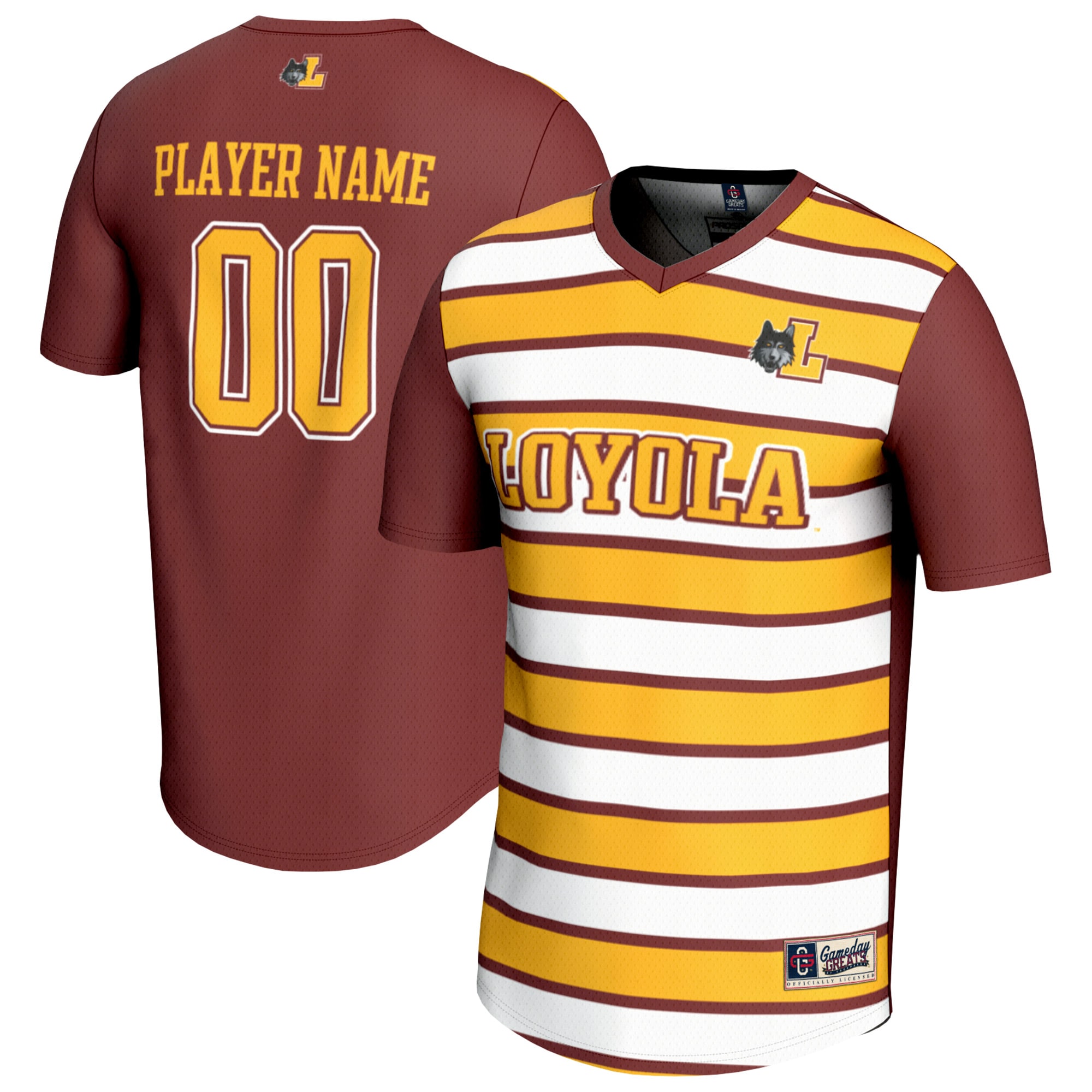 Kids' Loyola Chicago Ramblers Maroon Player Jersey