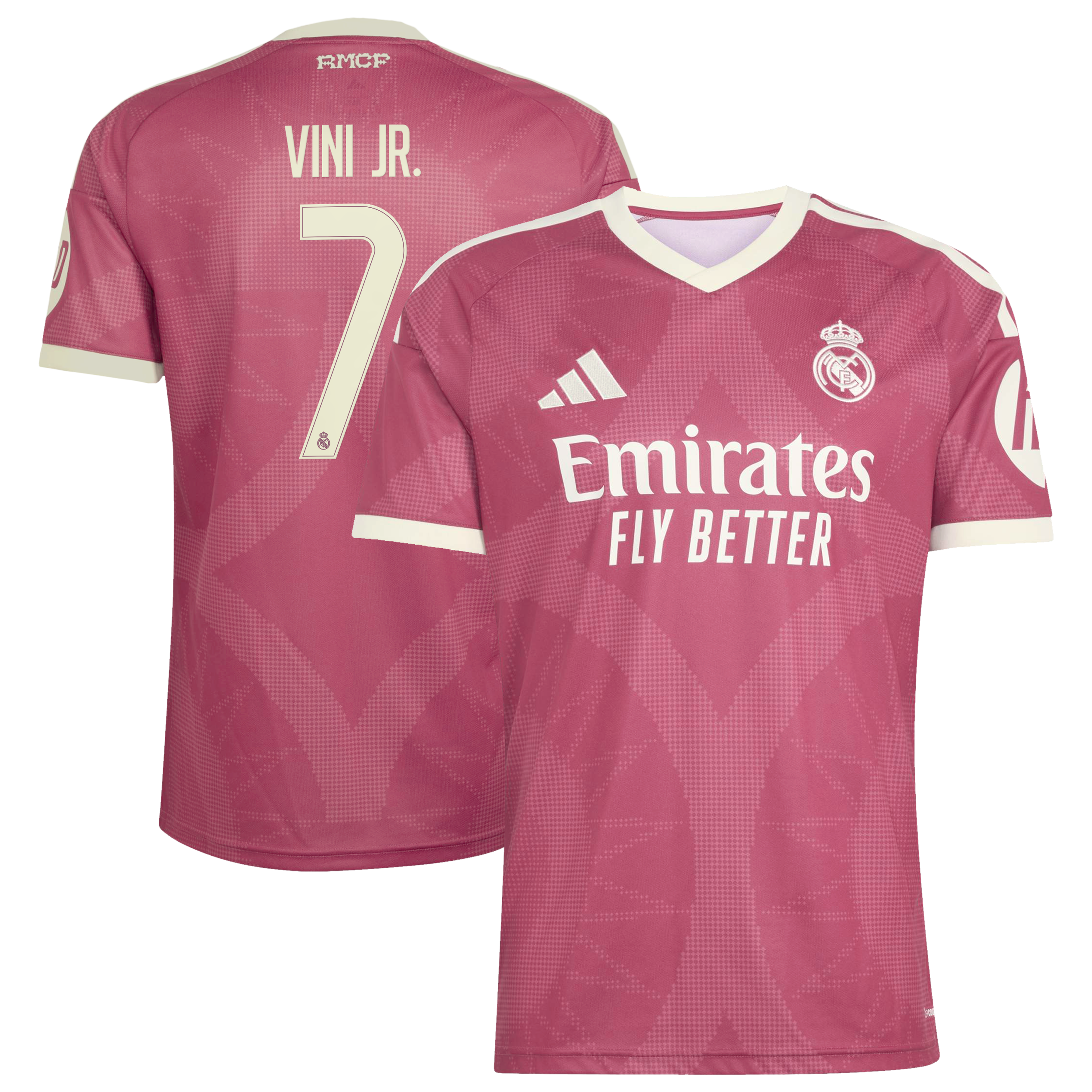 Men's Real Madrid 2026/27 Pink Replica Jersey