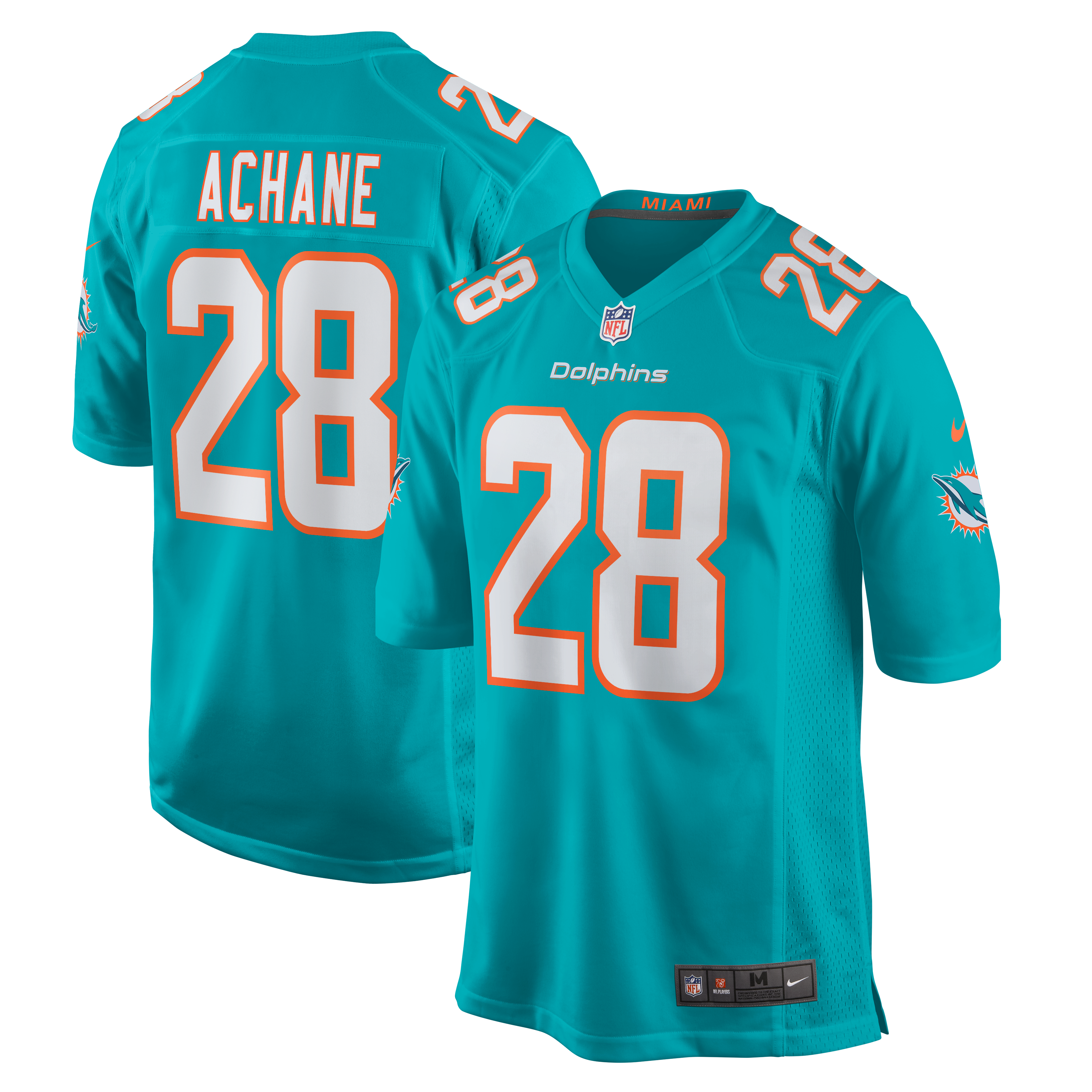 Men's Miami Dolphins Aqua Player Jersey