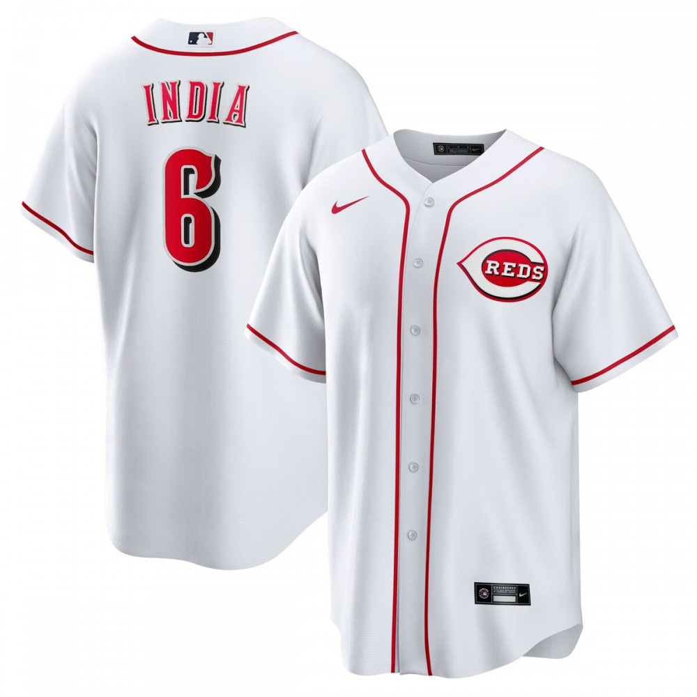 Men's Cincinnati Reds White Player Jersey