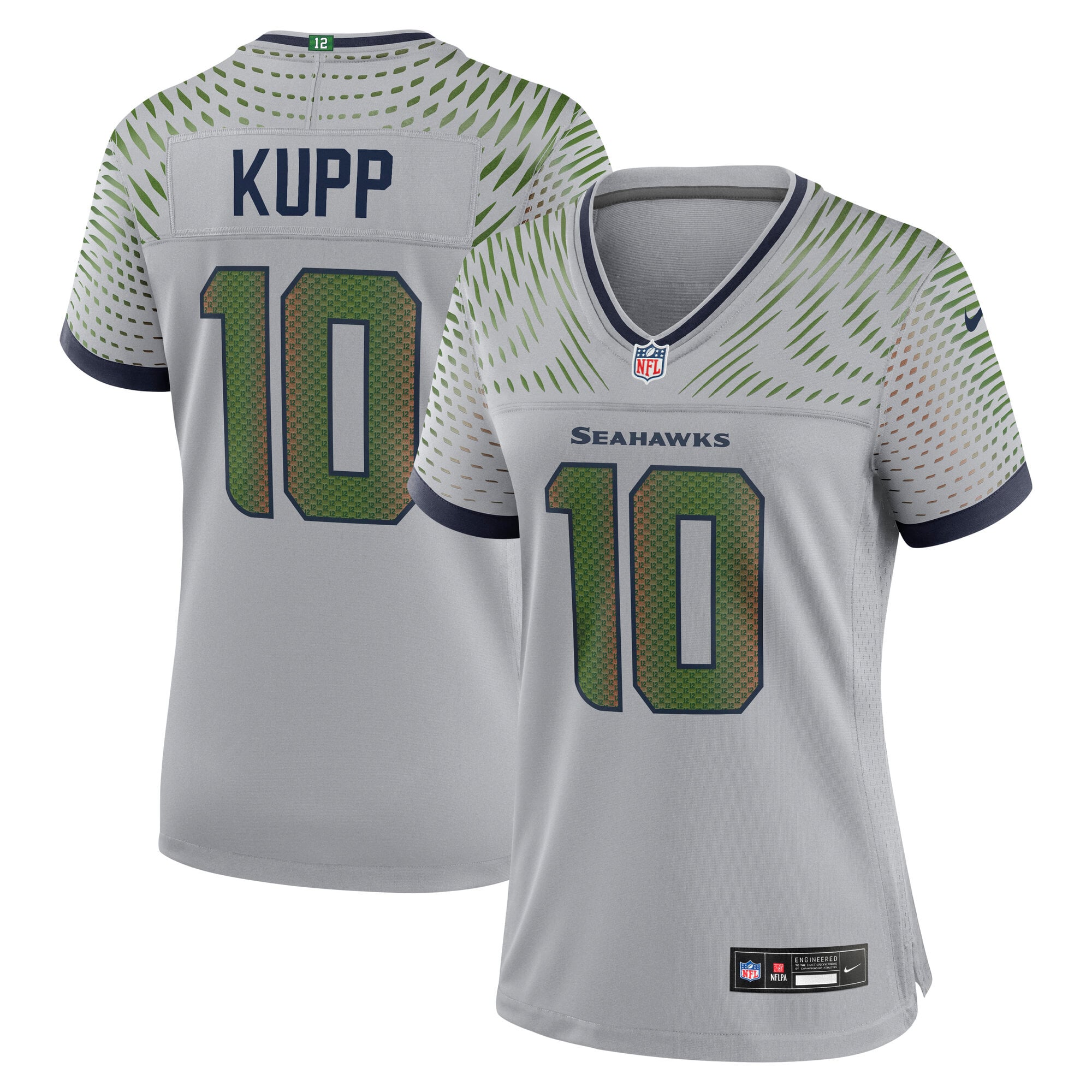 Men's Seattle Seahawks 2025 Gray Rivalries Game Jersey