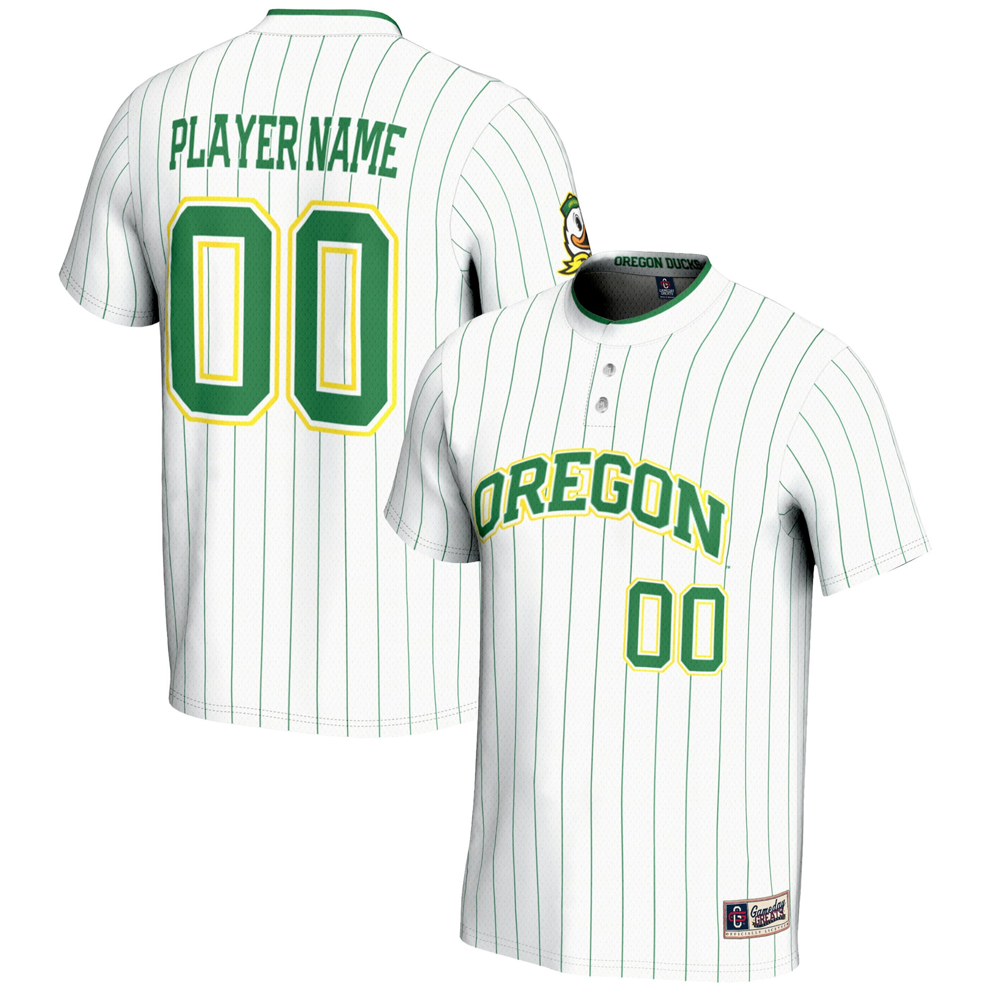 Kids' Oregon Ducks White Player Jersey