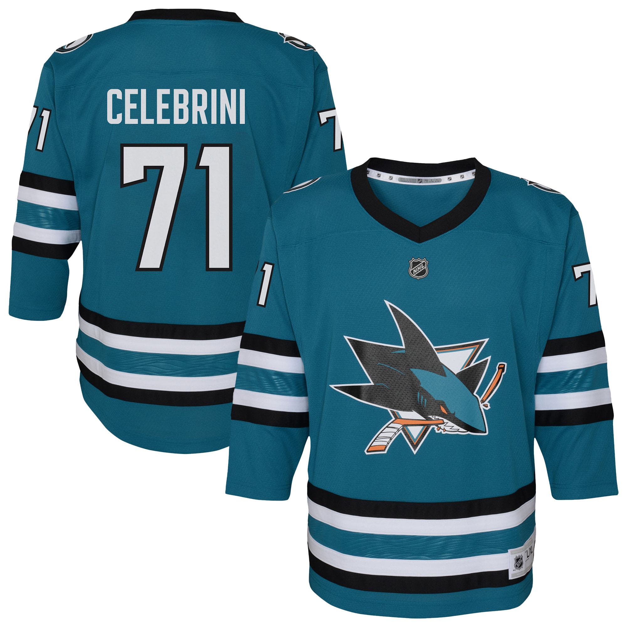 Women's San Jose Sharks Teal Player Jersey