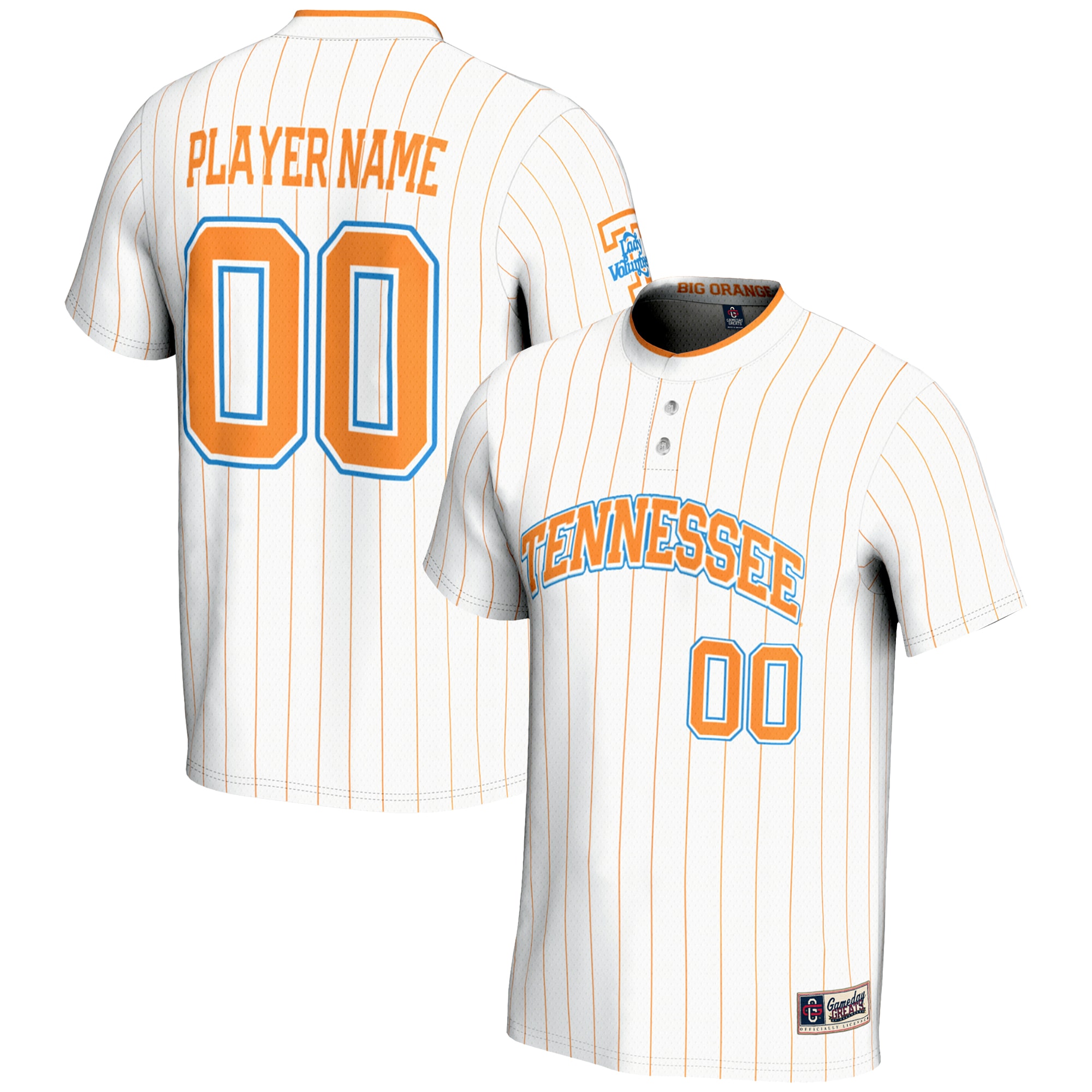 Kids' Tennessee Volunteers White Player Jersey