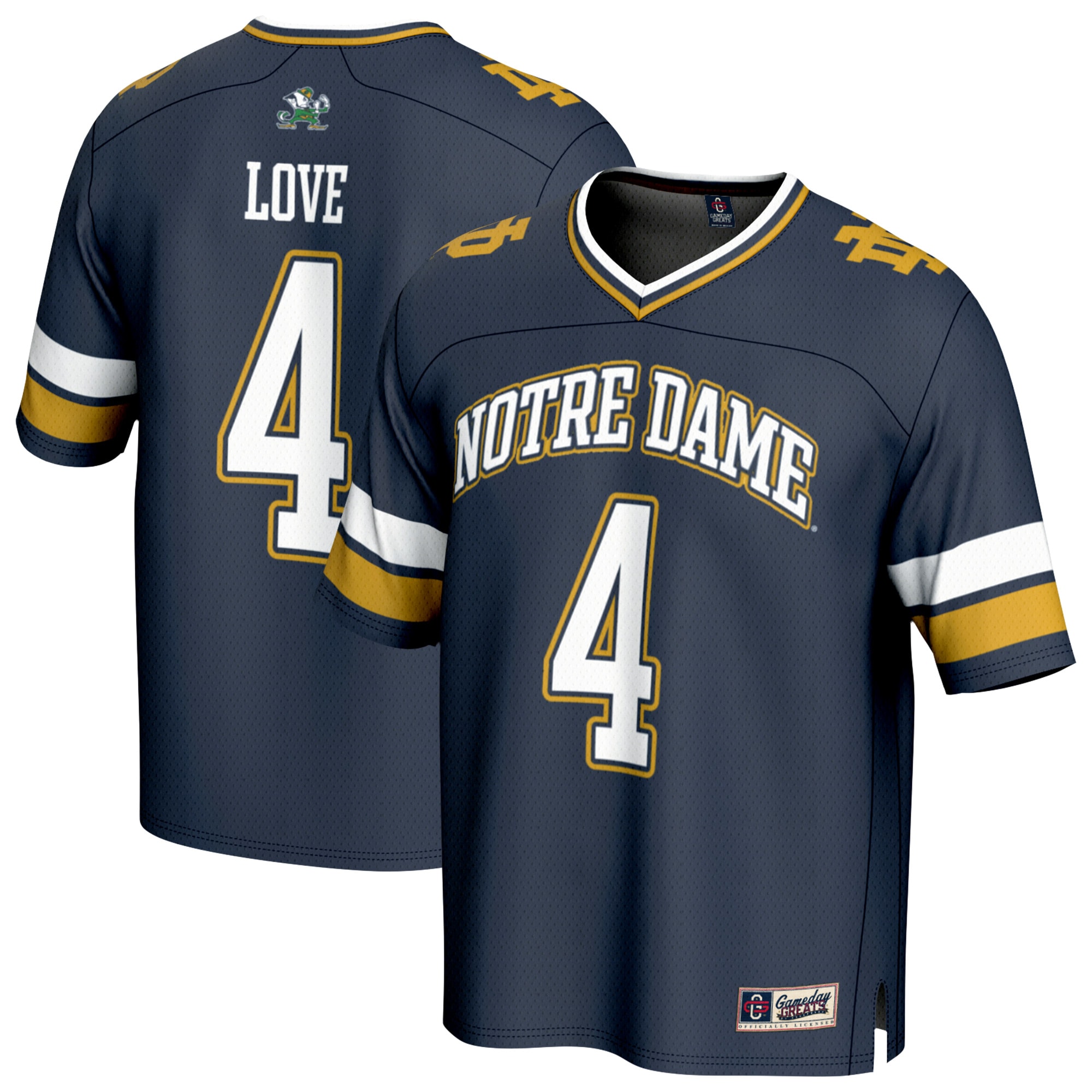 Men's Notre Dame Fighting Irish Navy Fashion Jersey