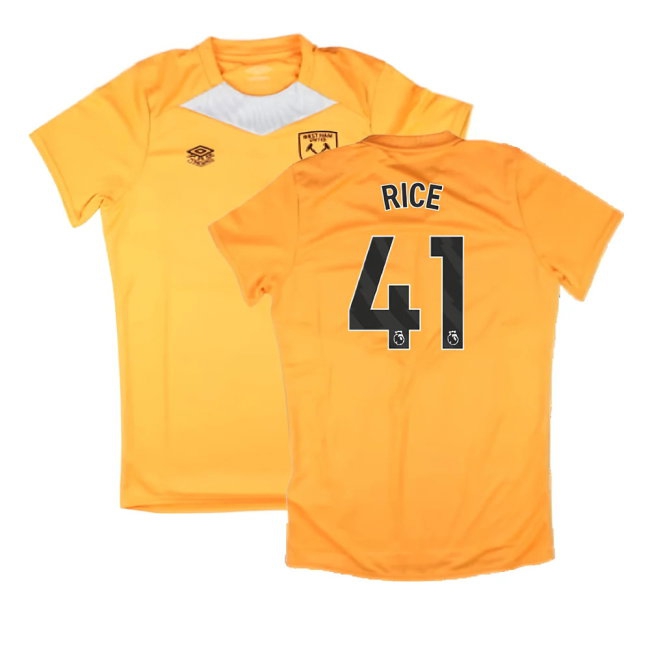Men's Trainings West HAM 2024/25 Orange Training Jersey