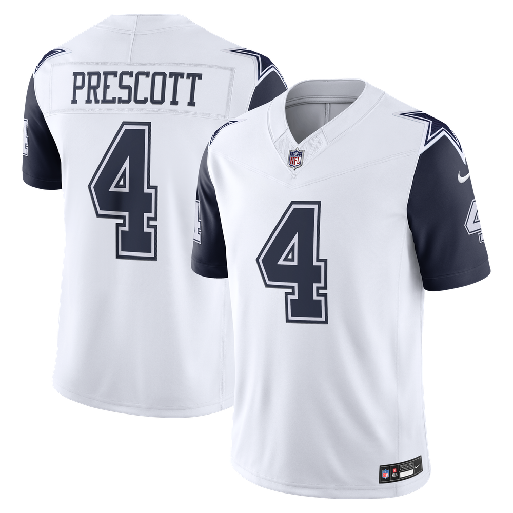 Women's Dallas Cowboys White Stitched Limited Jersey