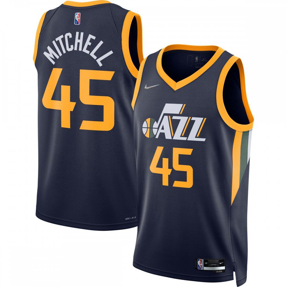 Women's Utah Jazz 2021/22 Navy Icon Swingman Jersey