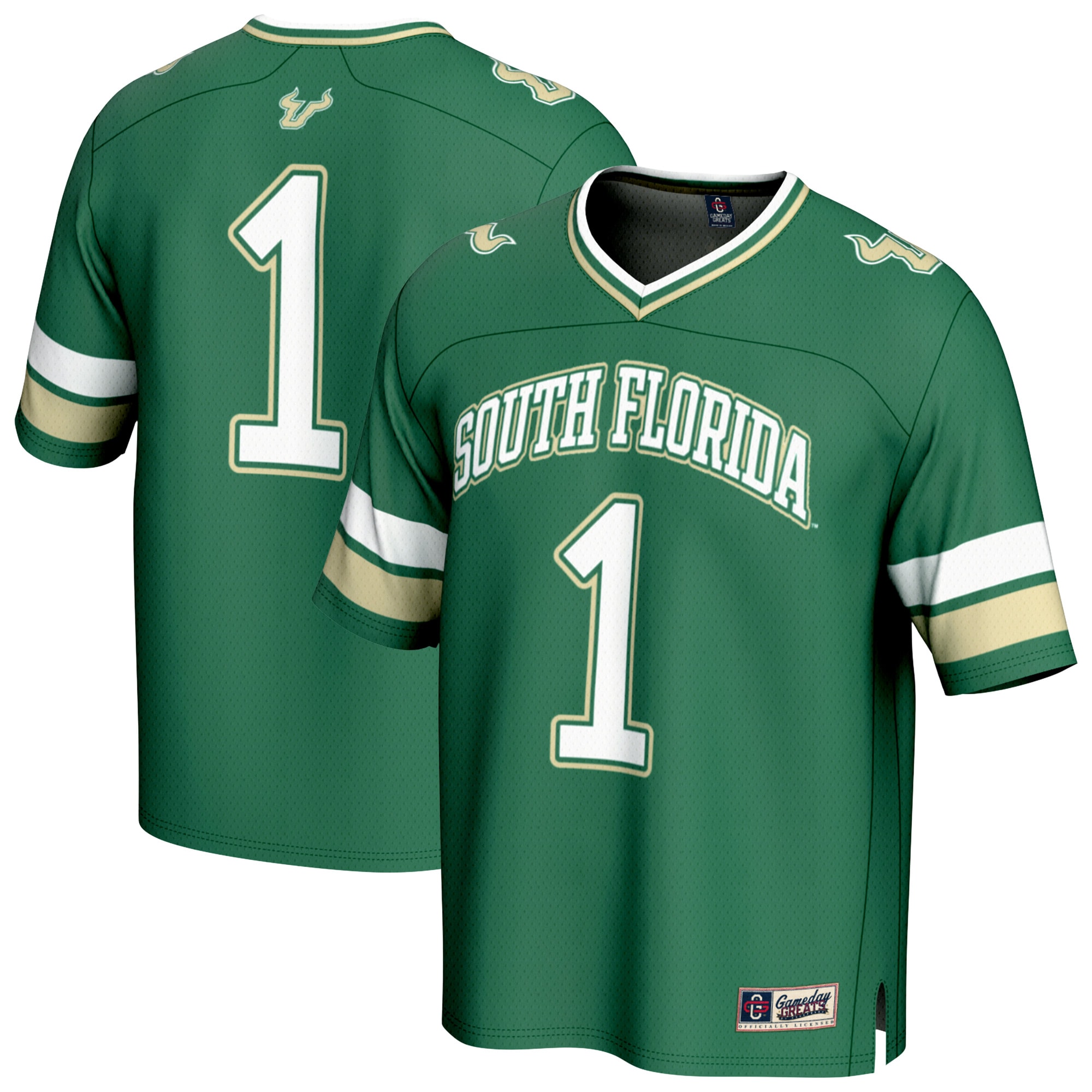 Men's South Florida Bulls Green Fashion Jersey