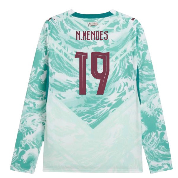 Kids' Portugal 2026/27 Away Long Sleeve Jersey