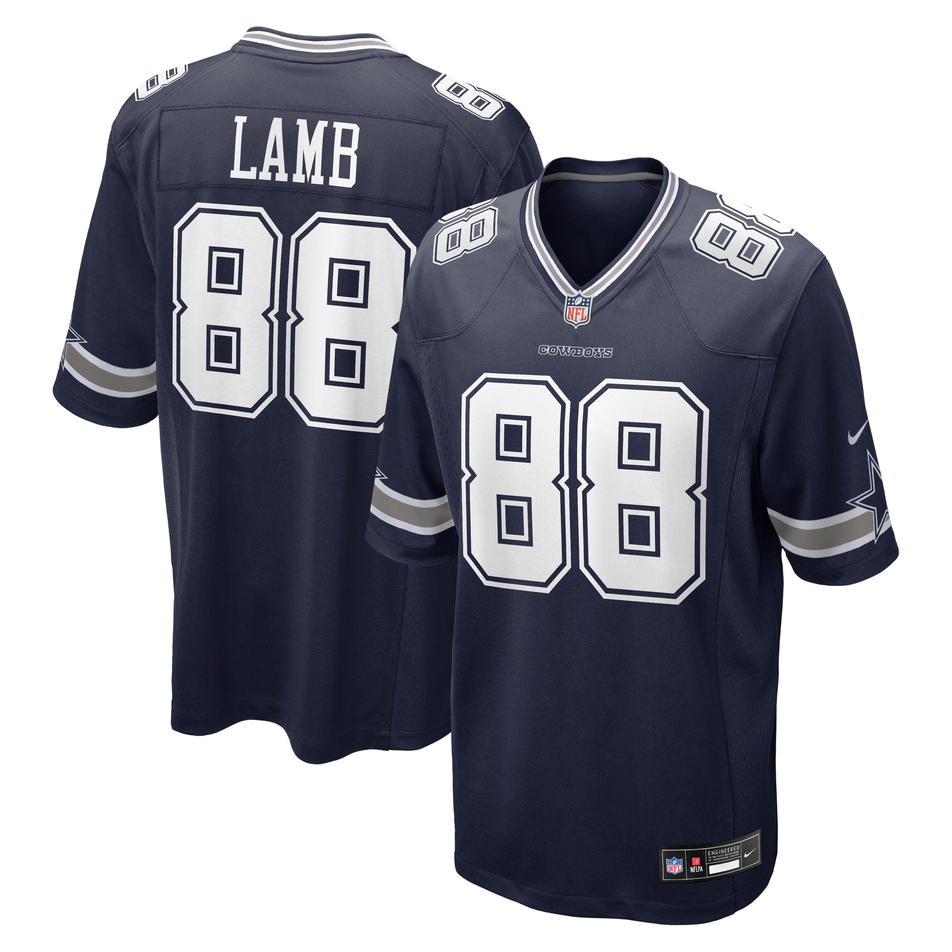 Kids' Dallas Cowboys Navy Game Jersey