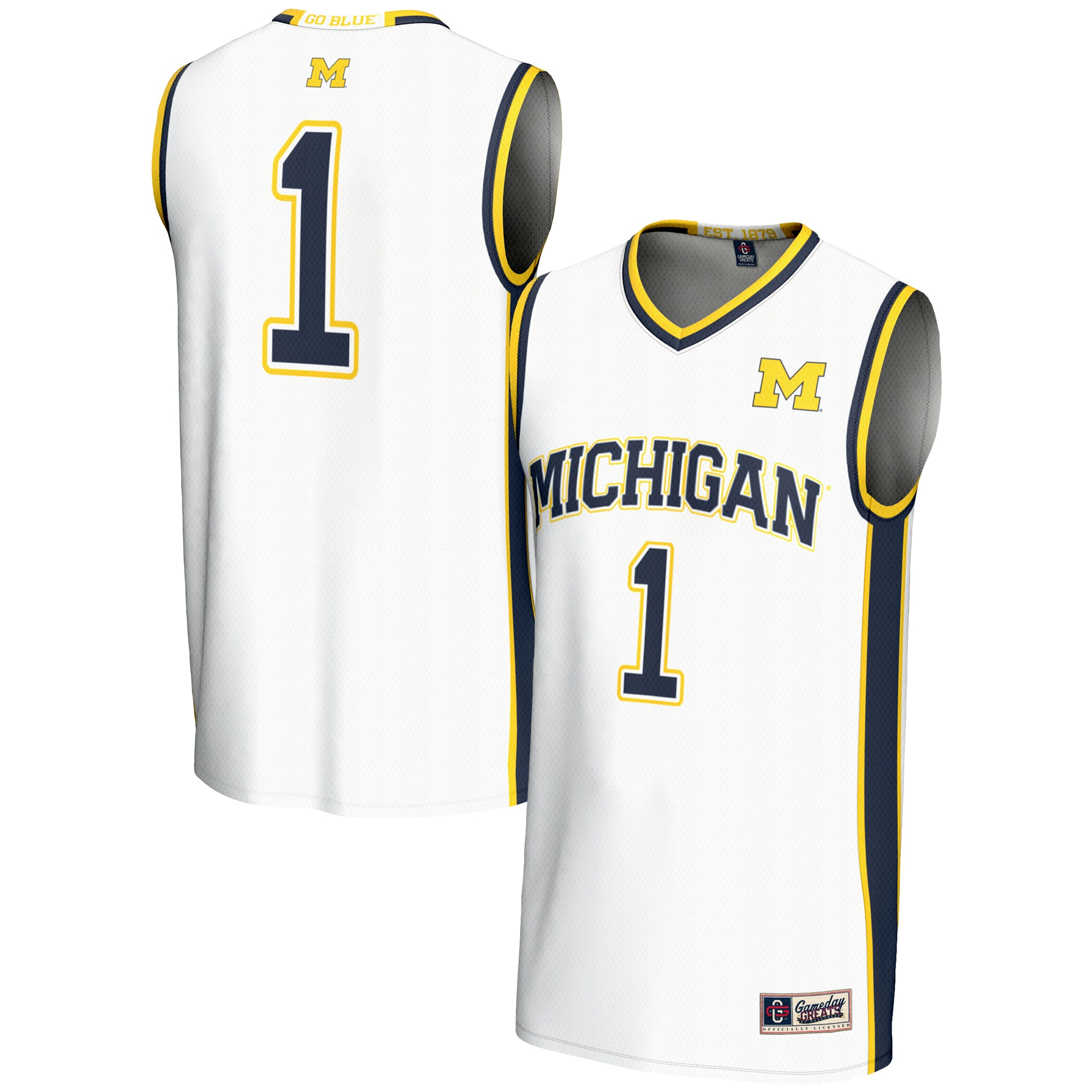Women's Michigan Wolverines White Jersey