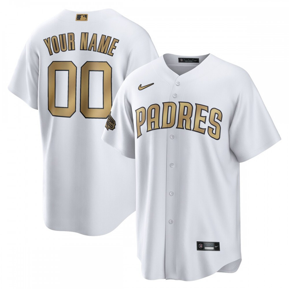 Kids' San Diego Padres 2022 White Game Jersey