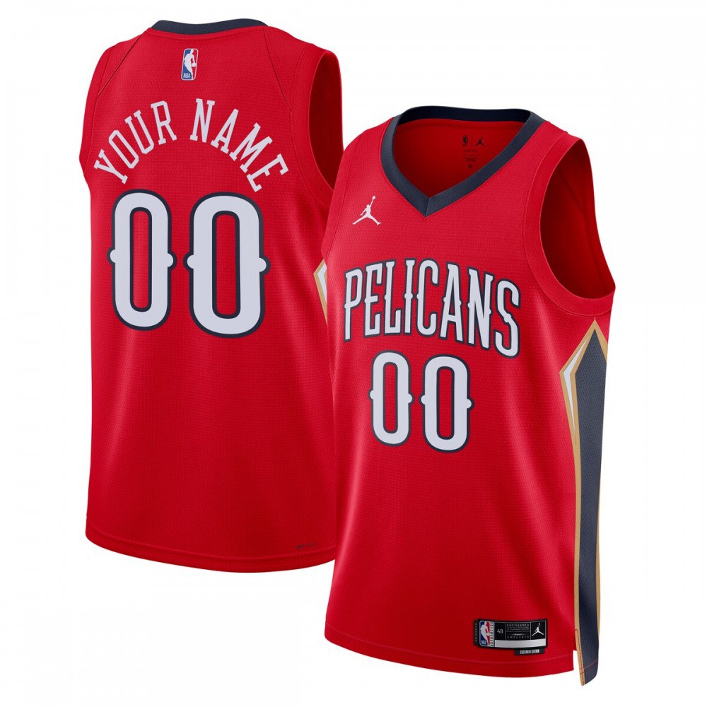 Men's New Orleans Pelicans 2022/23 Red Statement Swingman Jersey
