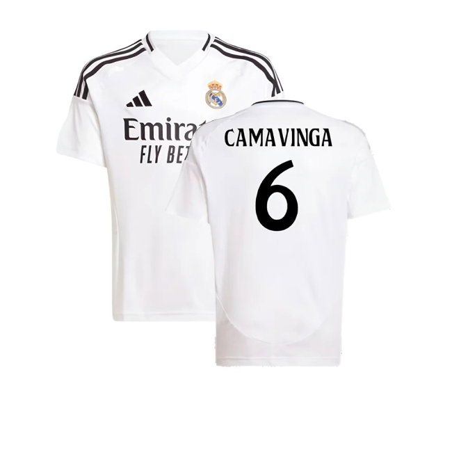 Kids' Real Madrid 2024/25 Home Jersey
