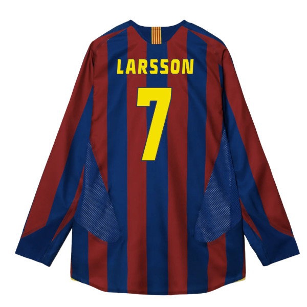 Women's Barcelona Home Long Sleeve Jersey