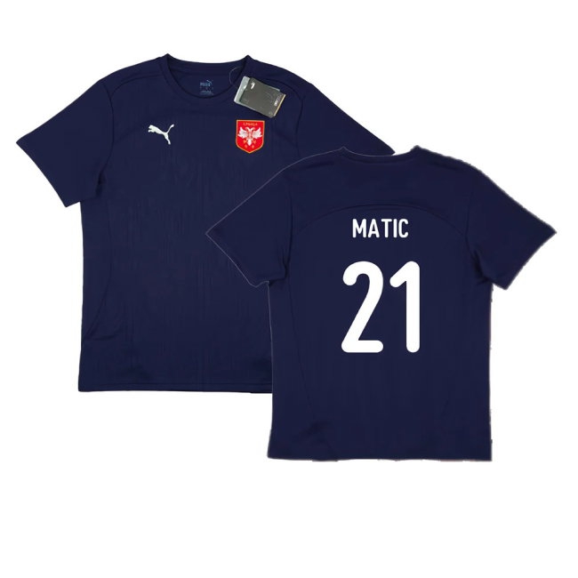 Women's Trainings Serbia 2024/25 Navy Training Jersey