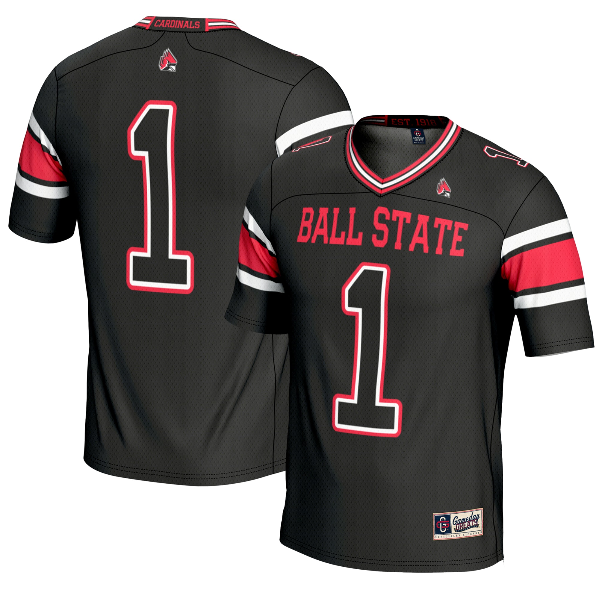 Men's Ball State Cardinals Black Jersey