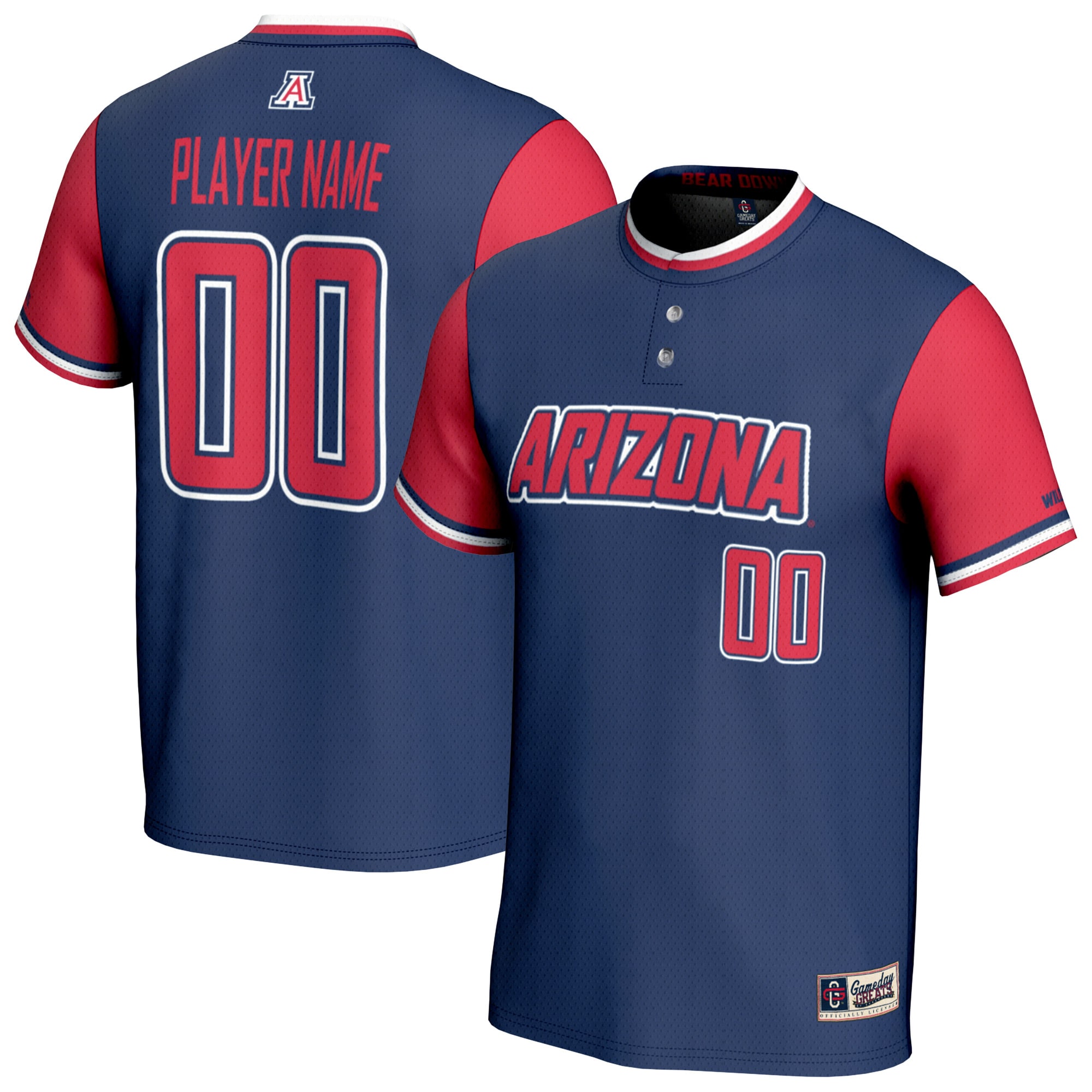 Women's Arizona Wildcats Navy Player Jersey