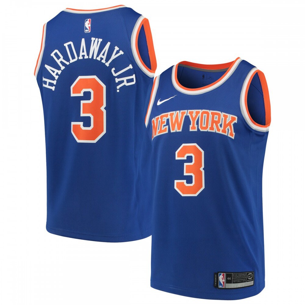 Kids' New York Knicks 2020/21 Blue Icon Swingman Jersey