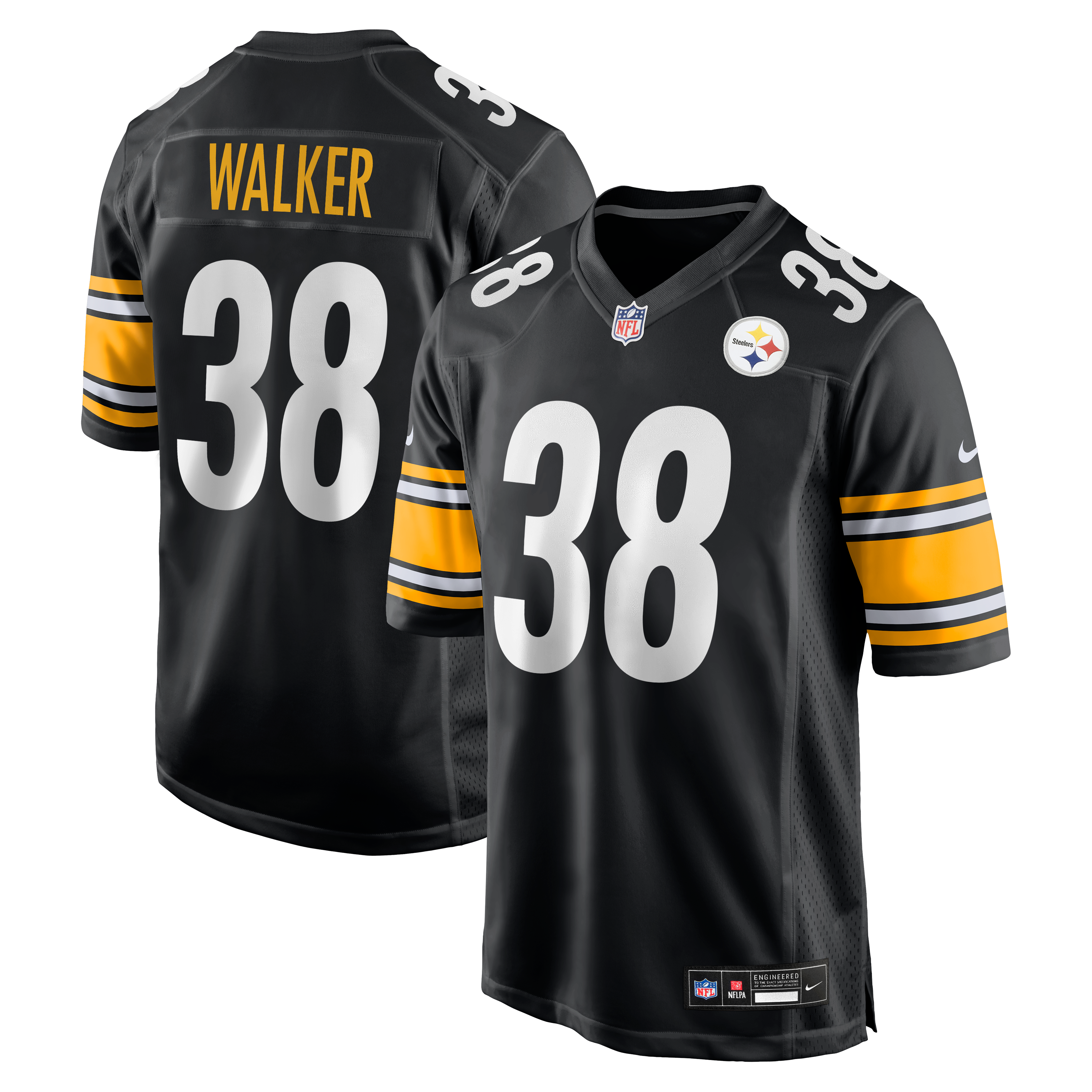 Women's Pittsburgh Steelers Black Game Jersey