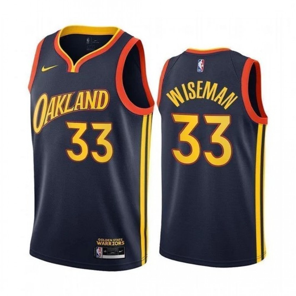 Men's Golden State Warriors 2020/21 Navy City Swingman Jersey
