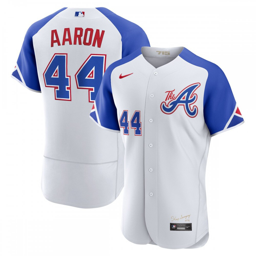 Men's Atlanta Braves 2023 White City Player Jersey