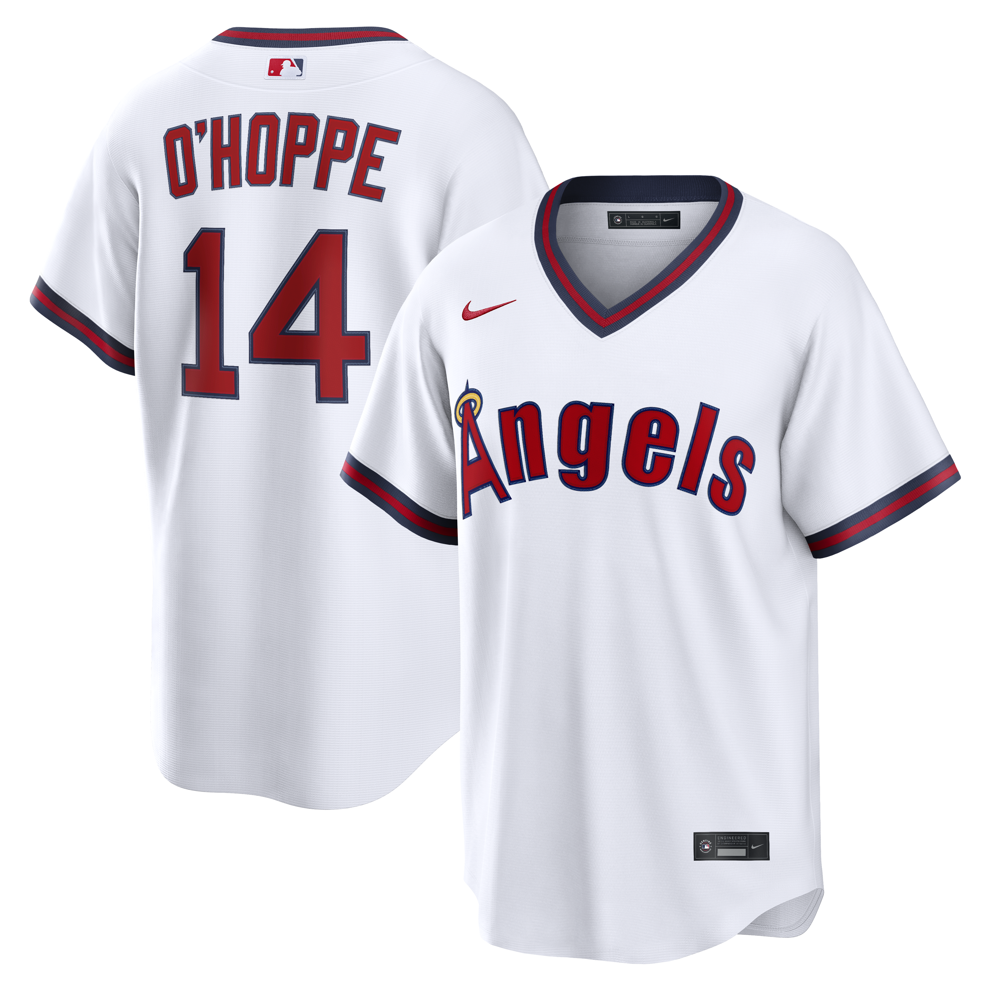 Kids' Los Angeles Angels White Replica Jersey