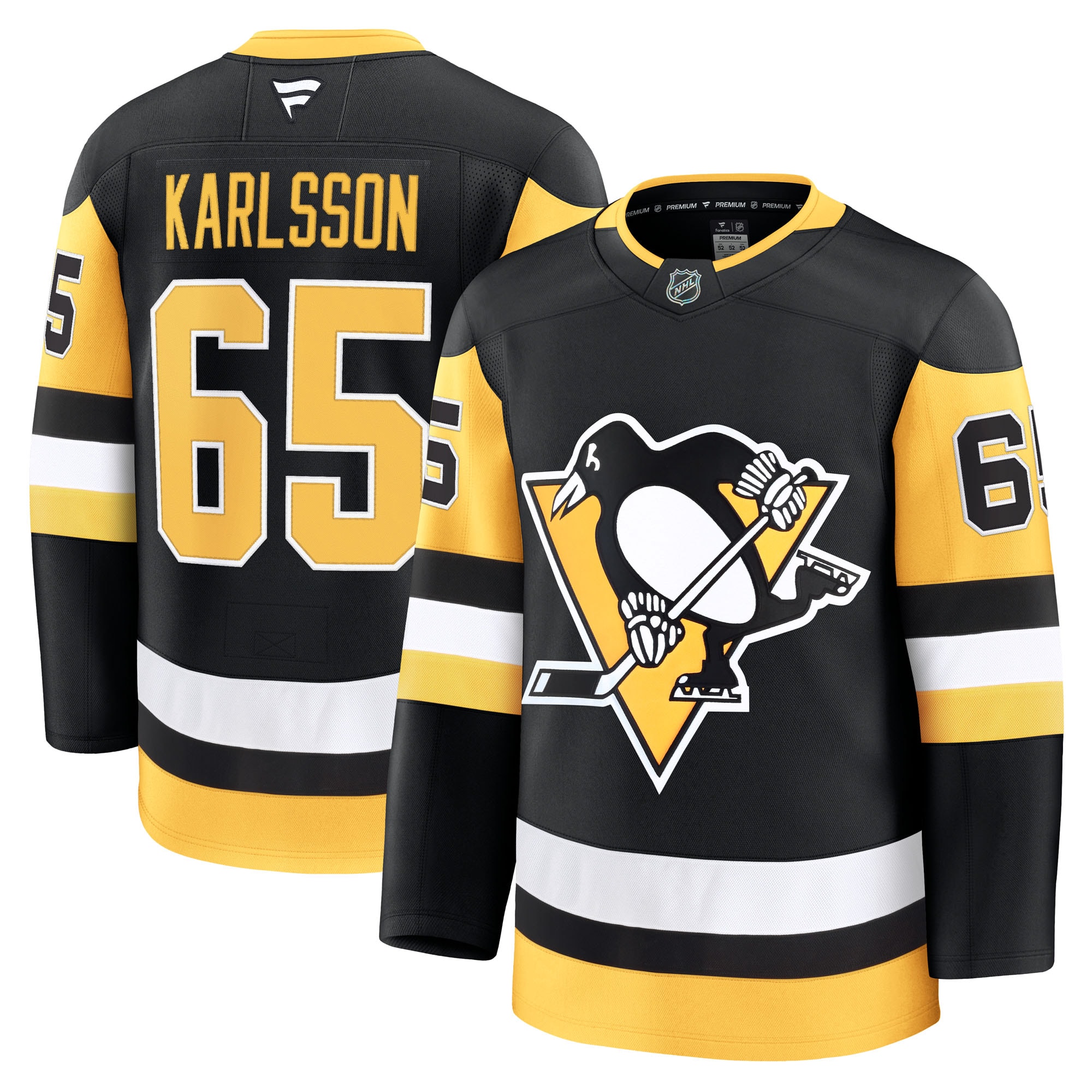 Men's Pittsburgh Penguins Black Home Jersey