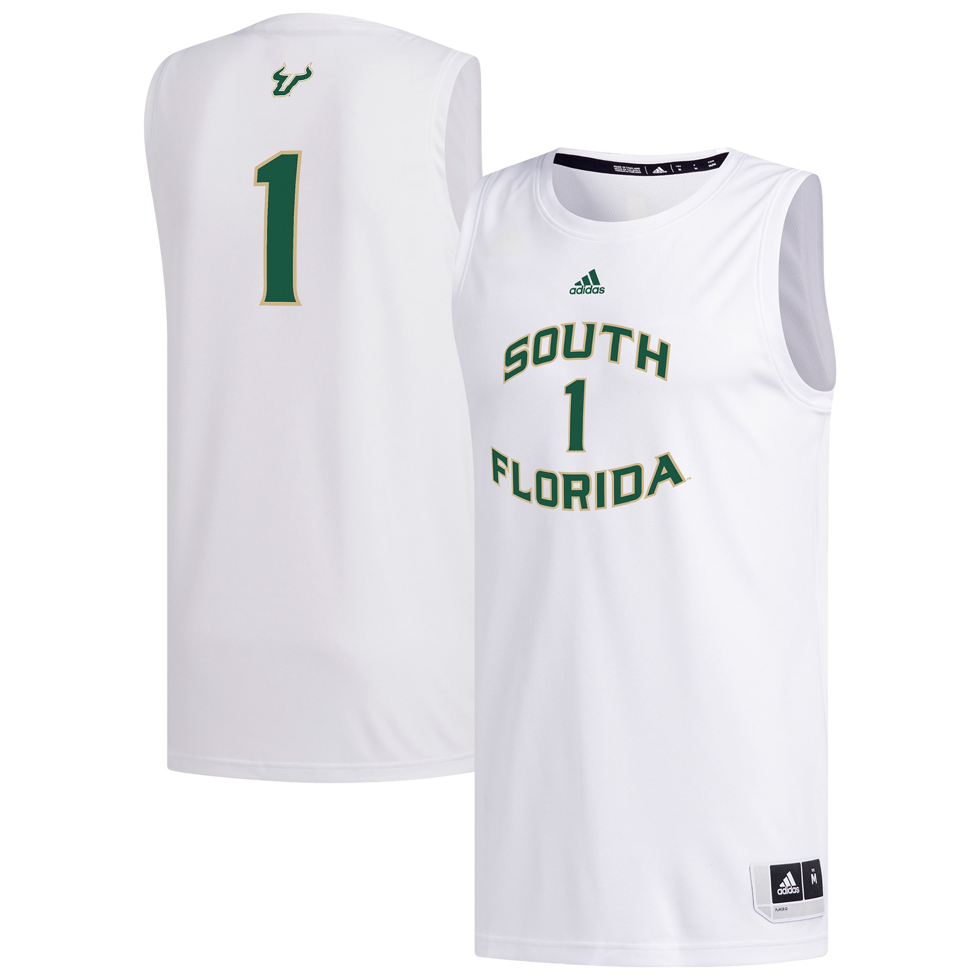 Men's South Florida Bulls White Replica Jersey
